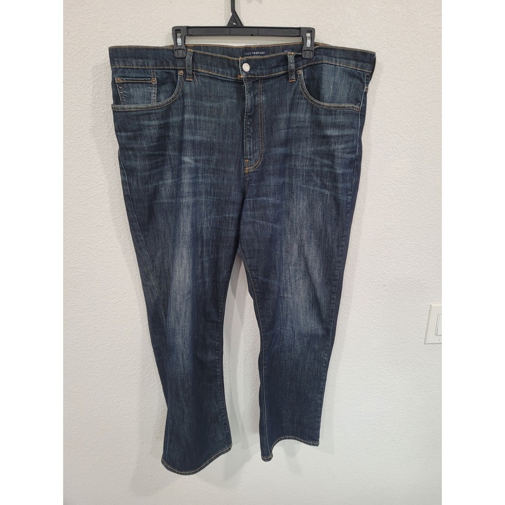 Lucky Brand Athletic Fit Mens Jeans 44x30 Dark Wash Blue Denim #25